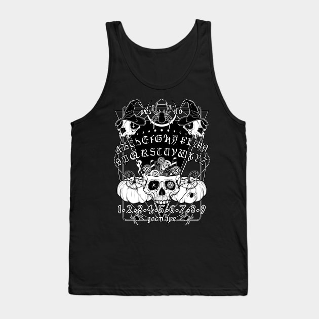 Halloween Spirit Board Tank Top by Von Kowen